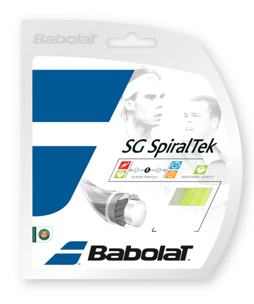 Babolat Spiraltek 16 Tennis String (Yellow) - RacquetGuys.ca