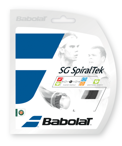 Babolat Spiraltek 17 1.25 Tennis String Black