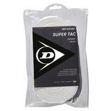 Dunlop Super Tac Overgrip 30 Pack (White) - RacquetGuys.ca