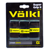 Volkl Super Grip II Overgrip 3 Pack (Black) - RacquetGuys.ca