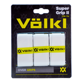 Volkl Super Grip II Overgrip 3 Pack (White) - RacquetGuys.ca
