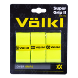 Volkl Super Grip II Overgrip 3 Pack (Neon Yellow) - RacquetGuys.ca