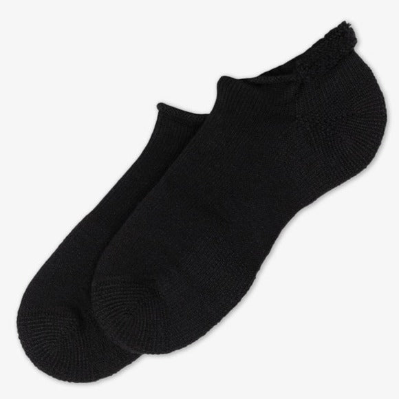 Thorlo Tennis Unisex Rolltop Socks (Black) - RacquetGuys.ca