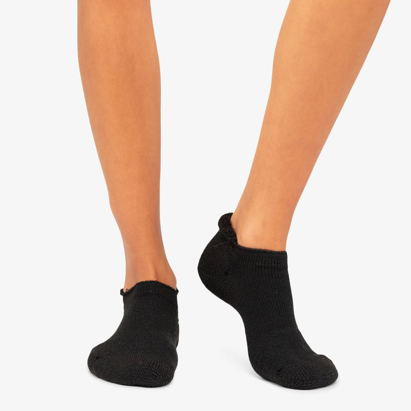 Thorlo Tennis Unisex Rolltop Socks (Black) - RacquetGuys.ca