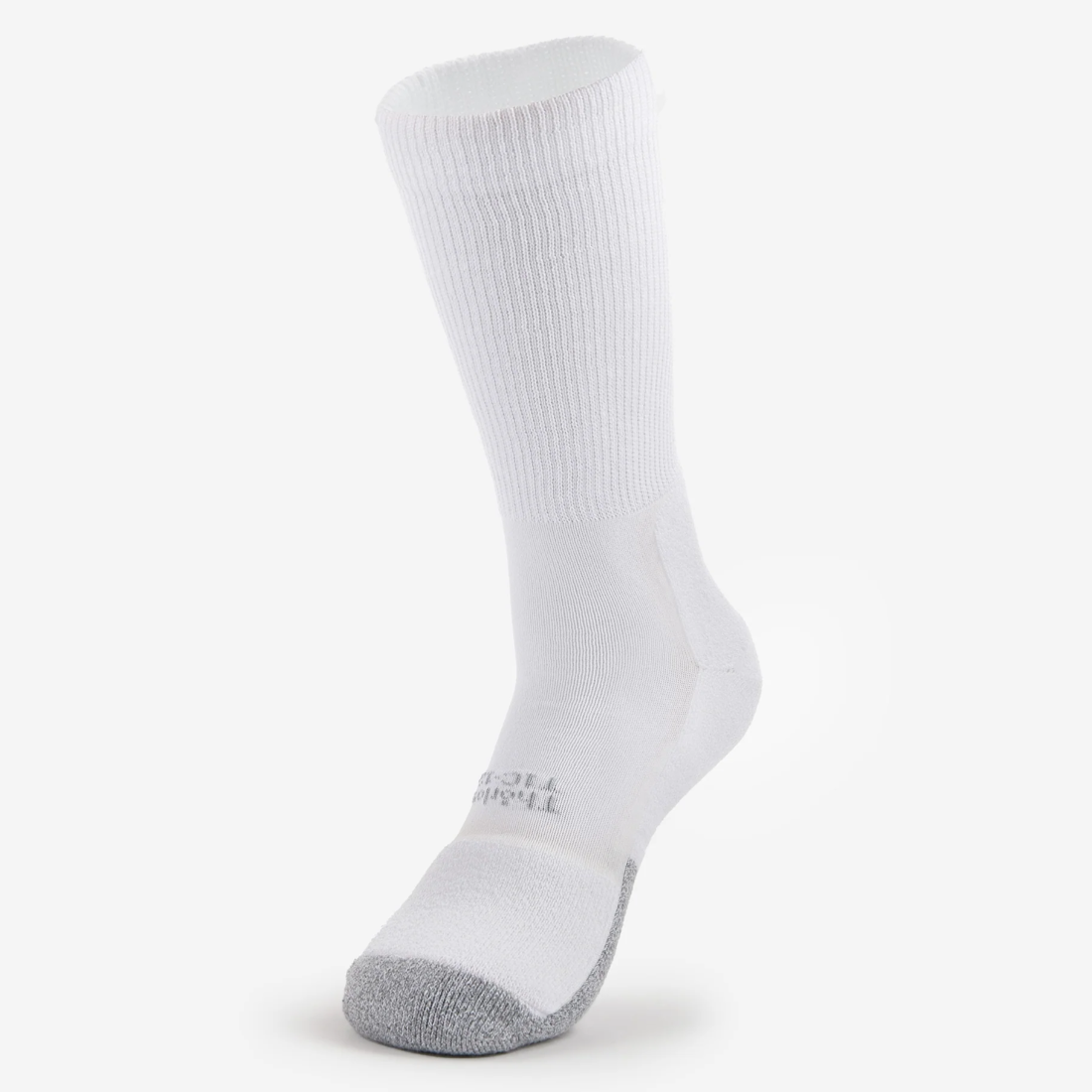 Thorlo Unisex Tennis Light Cushion Crew Socks (White) - RacquetGuys.ca