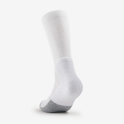 Thorlo Unisex Tennis Light Cushion Crew Socks (White) - RacquetGuys.ca