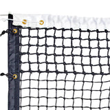 Premium 3.5mm Double Mesh Tapered Tennis Net with Polyester Headband