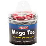 Tourna Mega Tac Overgrip 30 Pack Travel Pack (Black) - RacquetGuys.ca