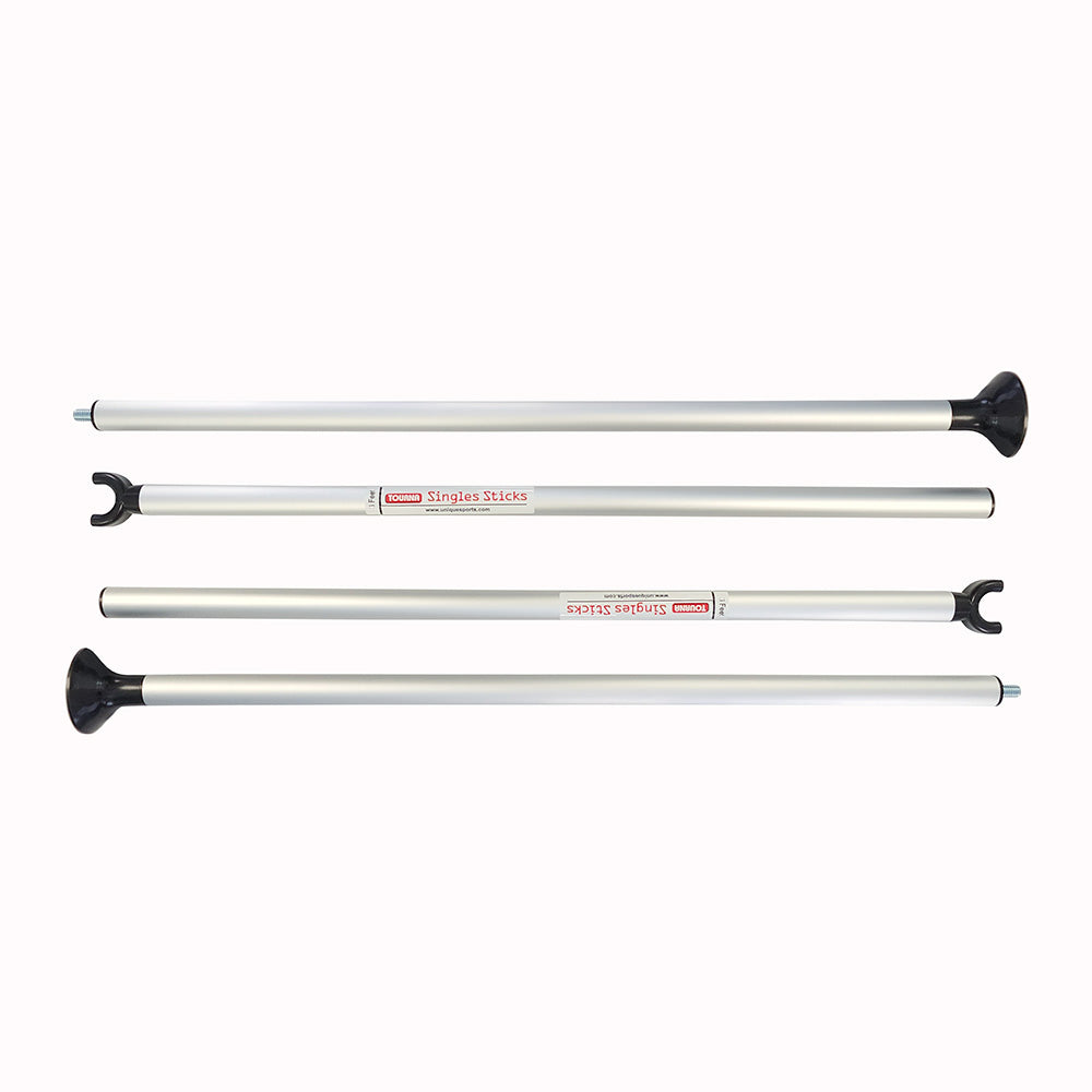 Tourna Portable Tennis Singles Sticks (Silver) - RacquetGuys.ca