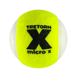 Tretorn Micro-X Pressureless Yellow/White Tennis Balls - 72 Ball Bag - RacquetGuys.ca