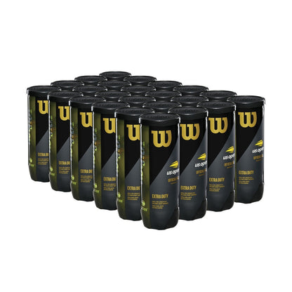 Wilson US Open Extra Duty RG Logo Tennis Balls - 24 Can Case - RacquetGuys.ca