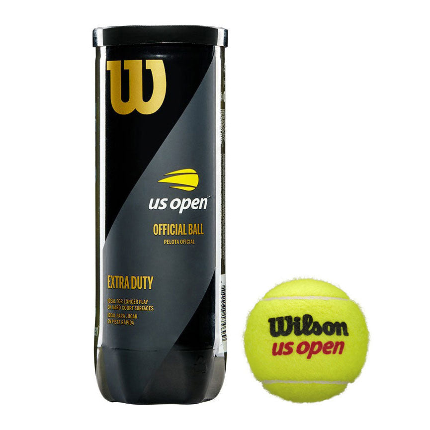 Wilson US Open Extra Duty RacquetGuys Logo Tennis Balls - RacquetGuys.ca