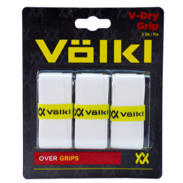 Volkl V-Dry Overgrip 3 Pack (White) - RacquetGuys.ca