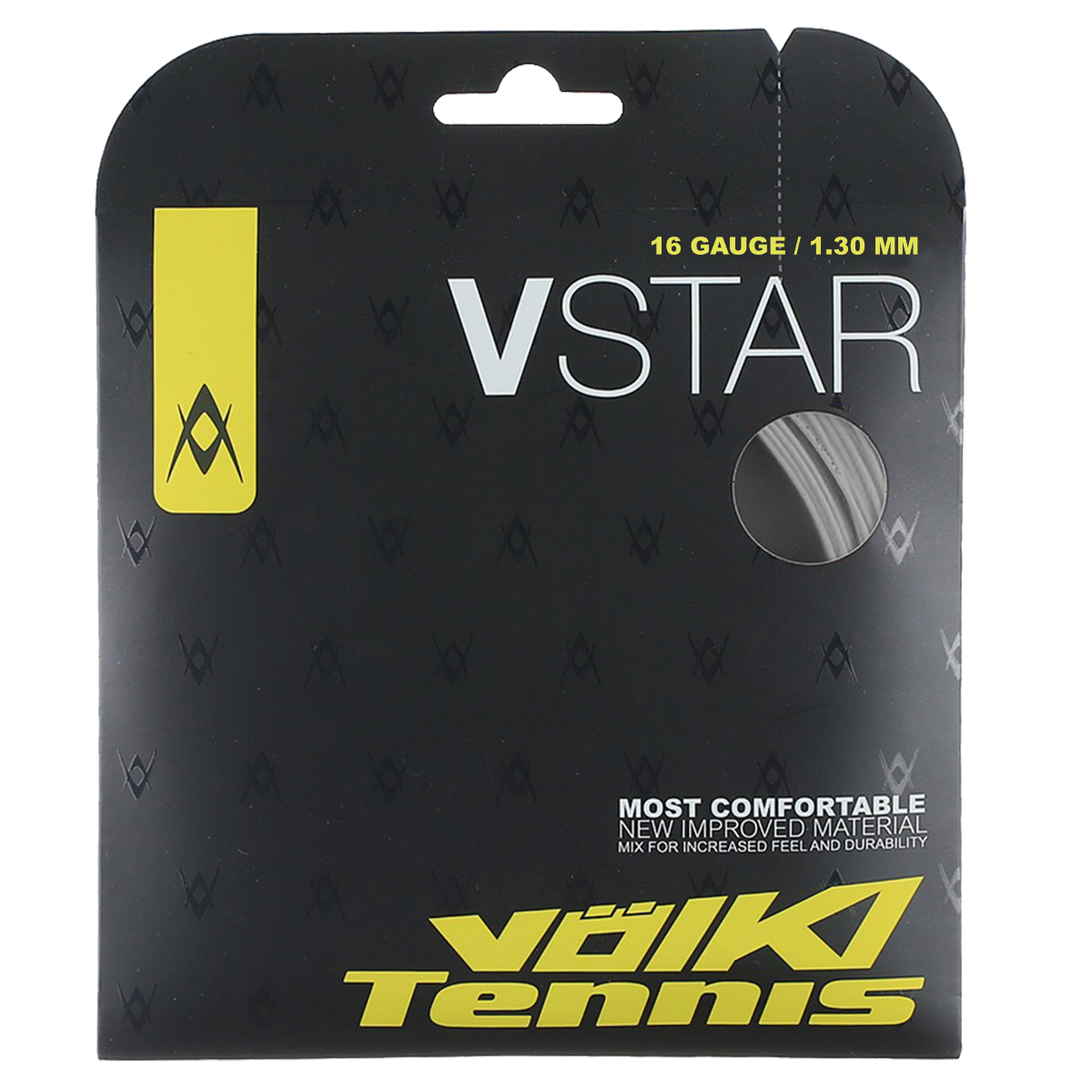 Volkl V-Star 16 Tennis String (White) - RacquetGuys.ca