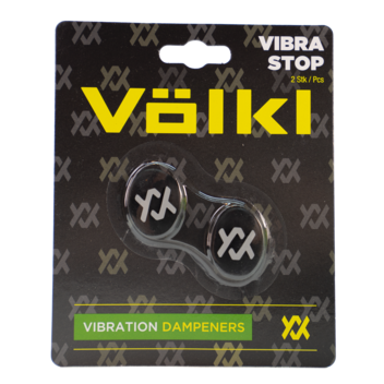 Volkl Vibrastop Vibration Dampener 2 Pack (Black/Silver) - RacquetGuys.ca