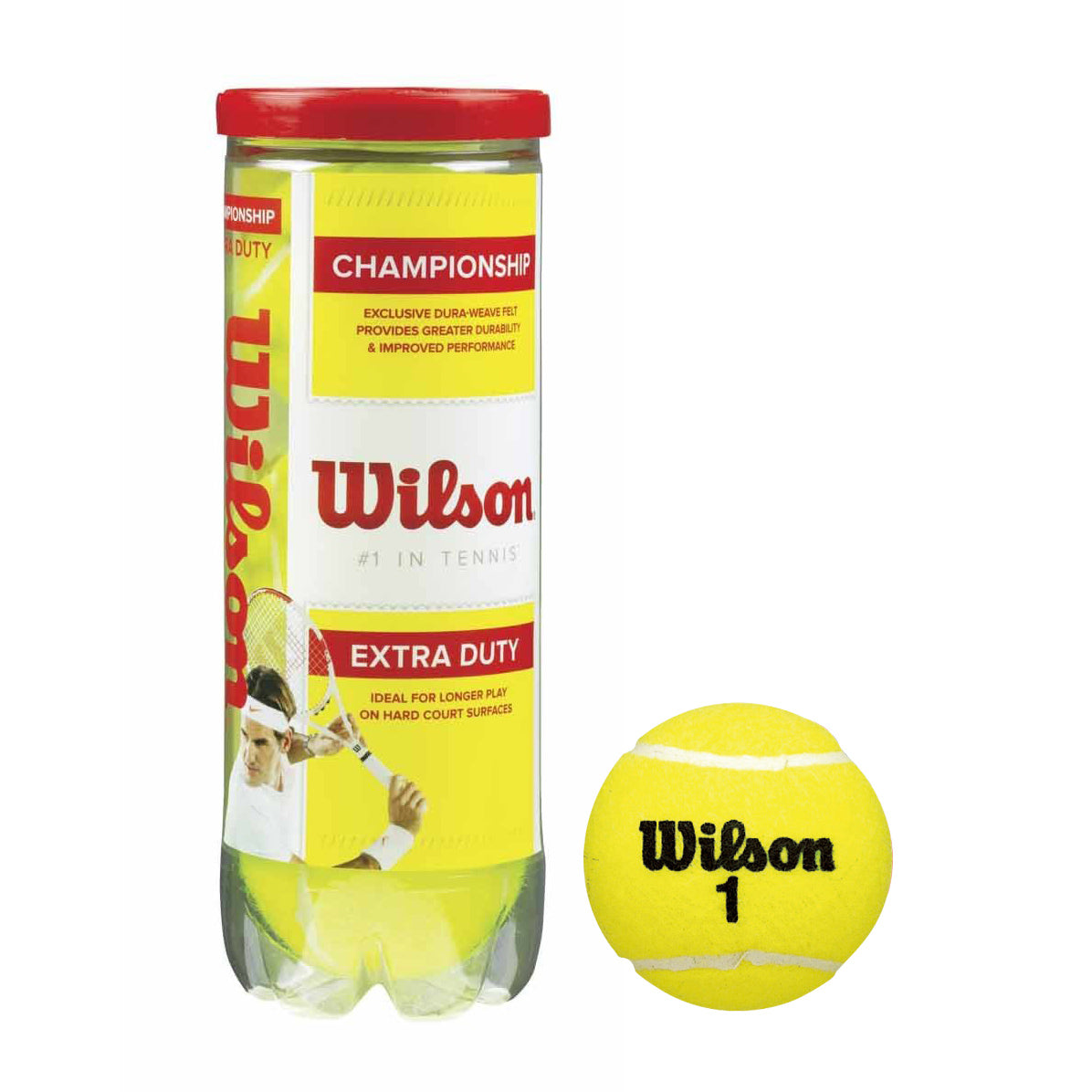 Wilson Championship Extra Duty Tennis Balls - RacquetGuys.ca