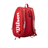 Wilson Super Tour PaddlePak Pickleball Bag (Red) - RacquetGuys.ca