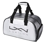 Luxilon Duffel Bag (Silver/Black) - RacquetGuys.ca