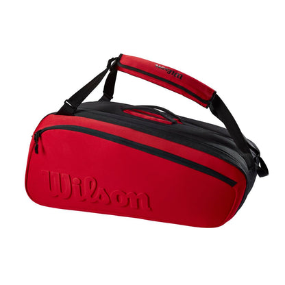 Wilson Clash v2 Super Tour 15 Pack Racquet Bag (Red/Black) - RacquetGuys.ca