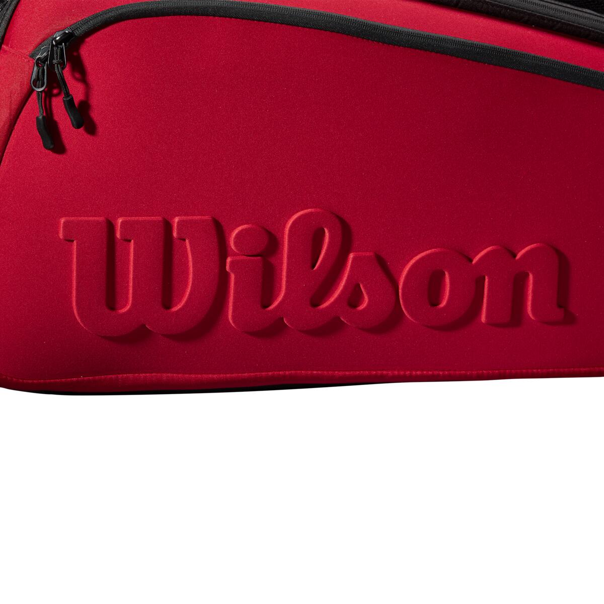 Wilson Clash v2 Super Tour 15 Pack Racquet Bag (Red/Black) - RacquetGuys.ca