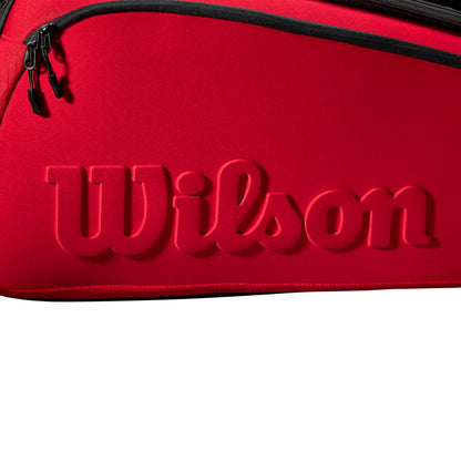 Wilson Clash v2 Super Tour 15 Pack Racquet Bag (Red/Black) - RacquetGuys.ca