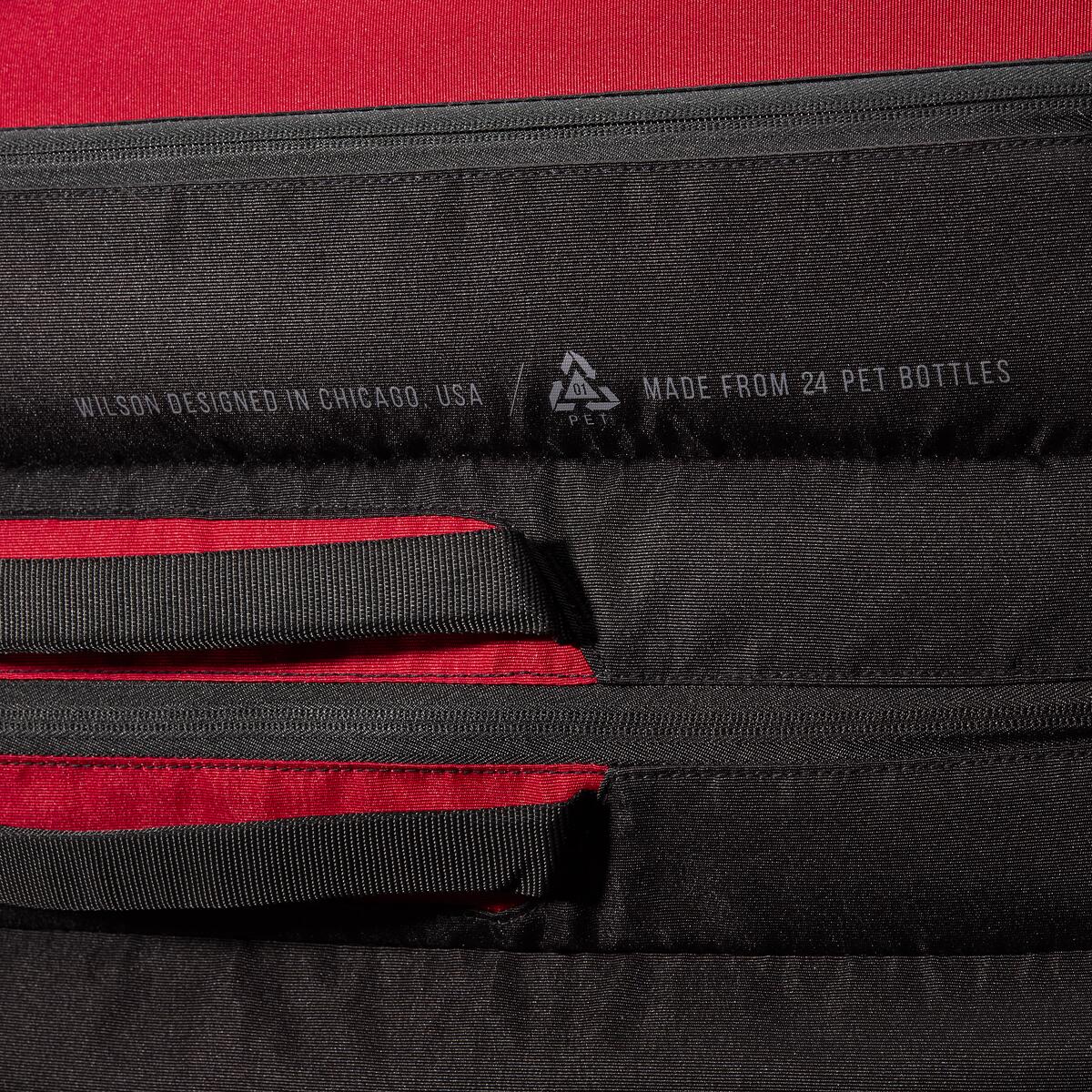 Wilson Clash v2 Super Tour 15 Pack Racquet Bag (Red/Black) - RacquetGuys.ca