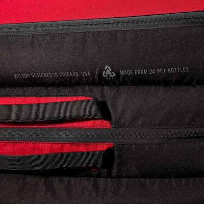 Wilson Clash v2 Super Tour 15 Pack Racquet Bag (Red/Black) - RacquetGuys.ca