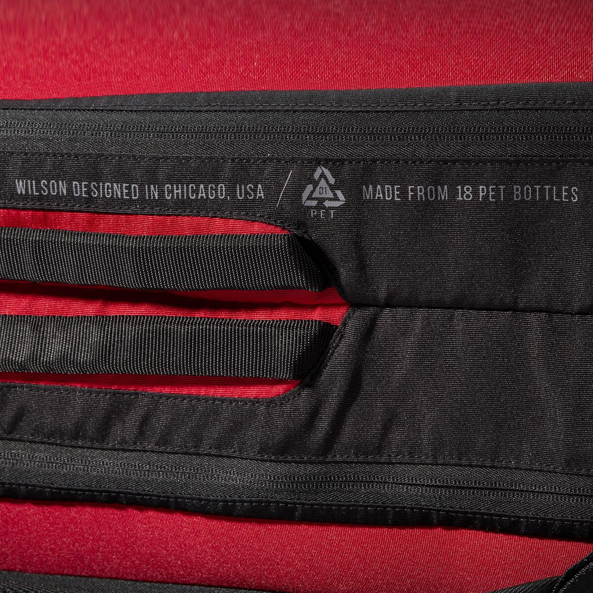 Wilson Clash v2 Super Tour 6 Pack Racquet Bag (Red/Black) - RacquetGuys.ca