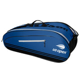 Wilson US Open Team 6 Pack Racquet Bag (Blue/Black) - RacquetGuys.ca