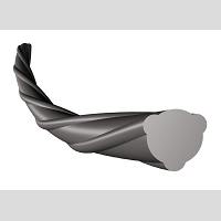 Wilson Revolve Twist 16 Tennis String (Grey) - RacquetGuys.ca