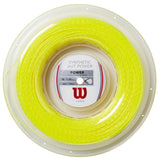 Wilson Synthetic Gut Power 16 Tennis String Reel (Yellow) - RacquetGuys.ca