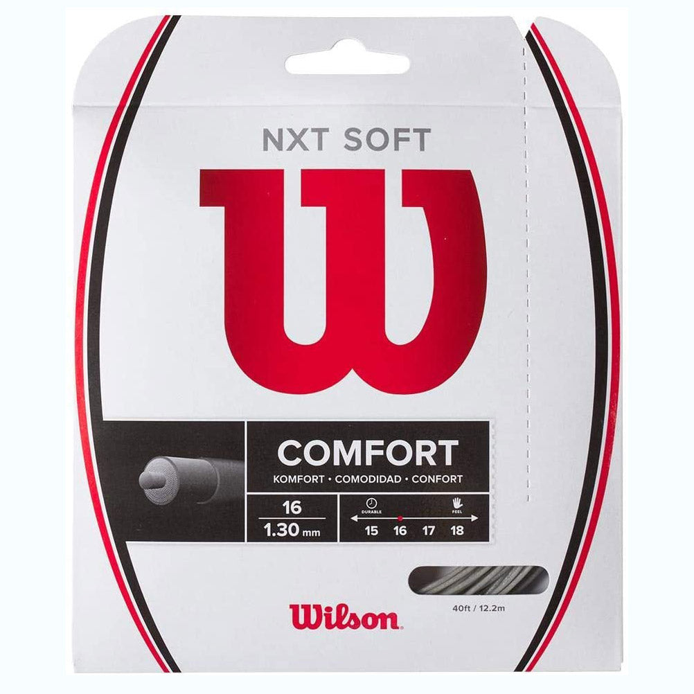 Wilson NXT Soft 16 Tennis String (Silver) - RacquetGuys.ca