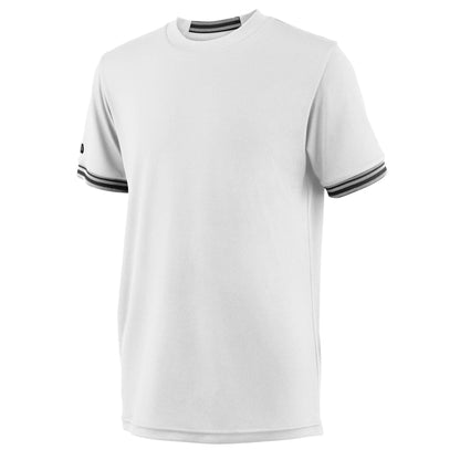 Wilson Boys Team Solid Crew (White) - RacquetGuys.ca