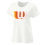Wilson Women's Blur W Tech Tee (White) - RacquetGuys.ca