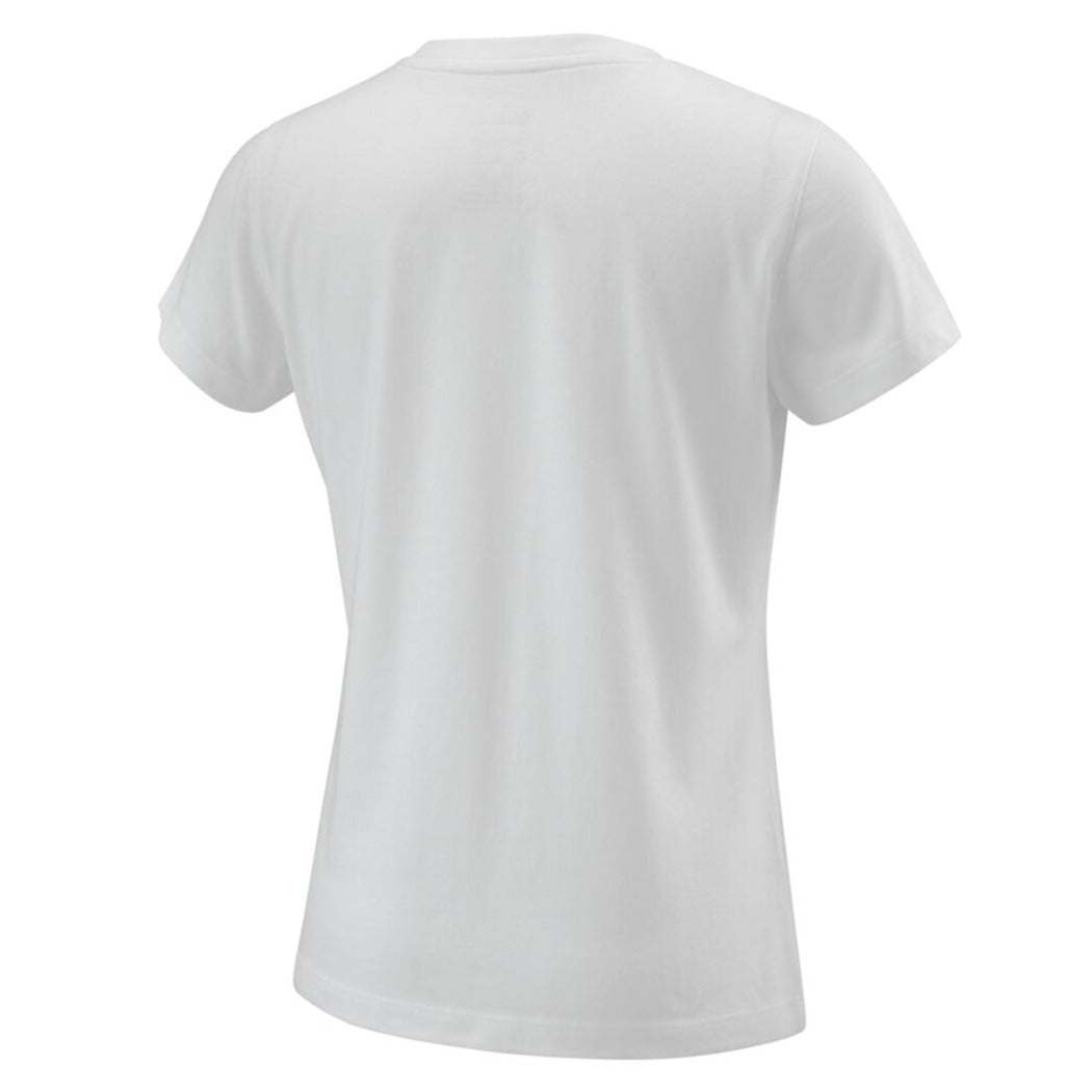 Wilson Girl's Prism Play Tech Tee (White) - RacquetGuys.ca