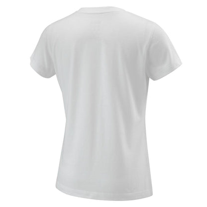 Wilson Girl's Prism Play Tech Tee (White) - RacquetGuys.ca
