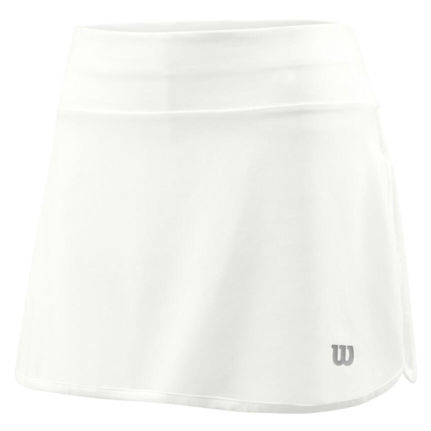 Wilson Women's Training 12.5 Inch Skirt (White) - RacquetGuys.ca
