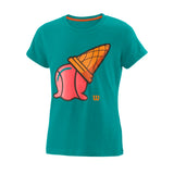 Wilson Girls' Inverted Cone Tech Top (Tropic Green)