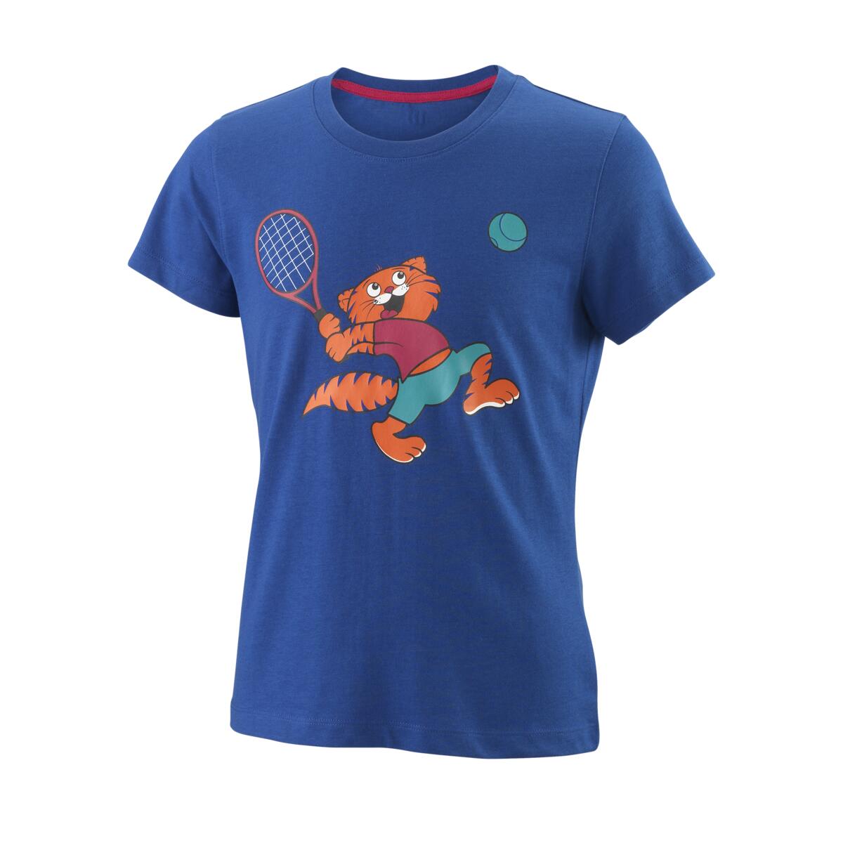 Wilson Girl's Tabby Tech Top (Blue) - RacquetGuys.ca