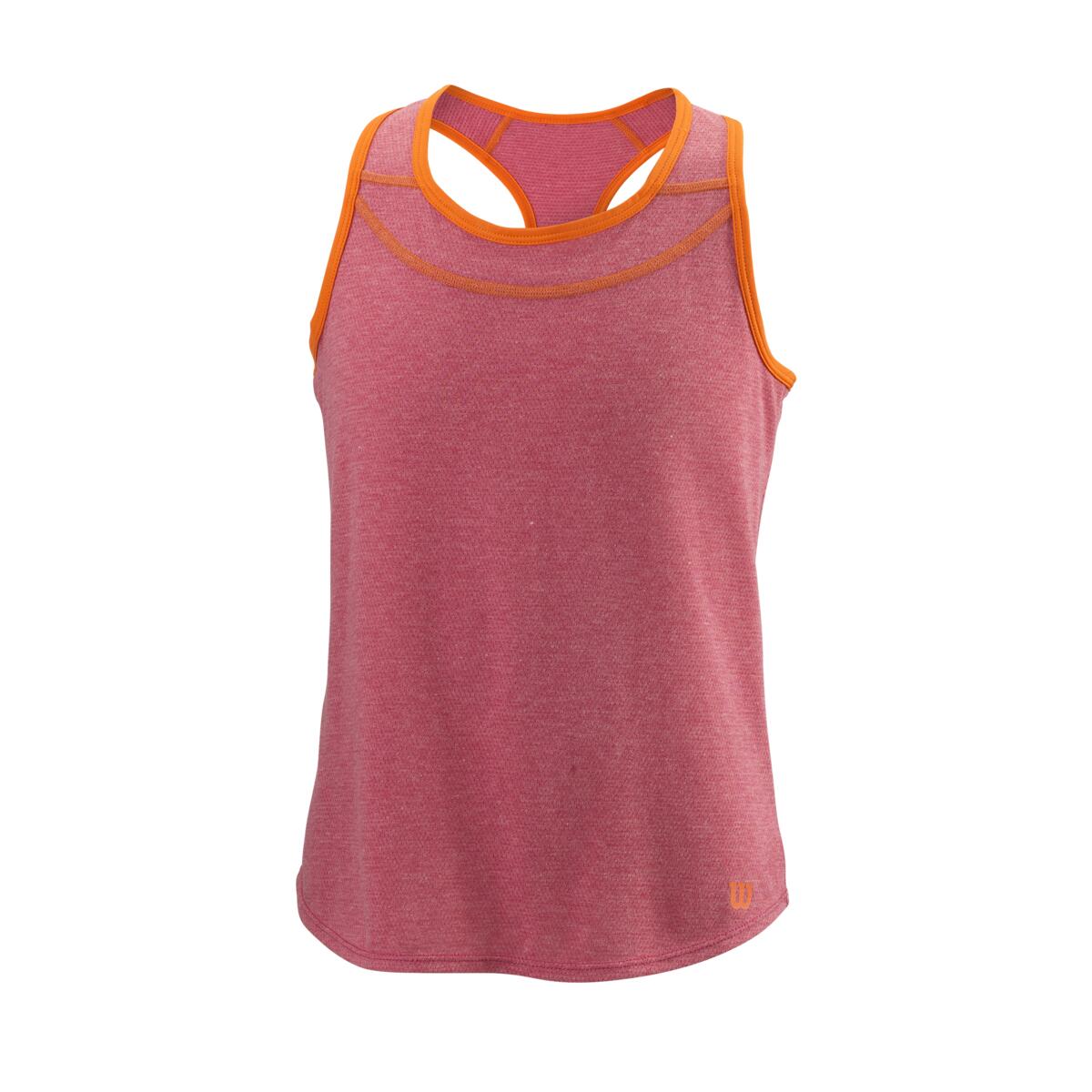 Wilson Girl's Competition Tank Top II (Granita/Orange) - RacquetGuys.ca