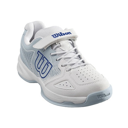 Wilson Stroke Junior Tennis Shoe (White/Blue) - RacquetGuys.ca