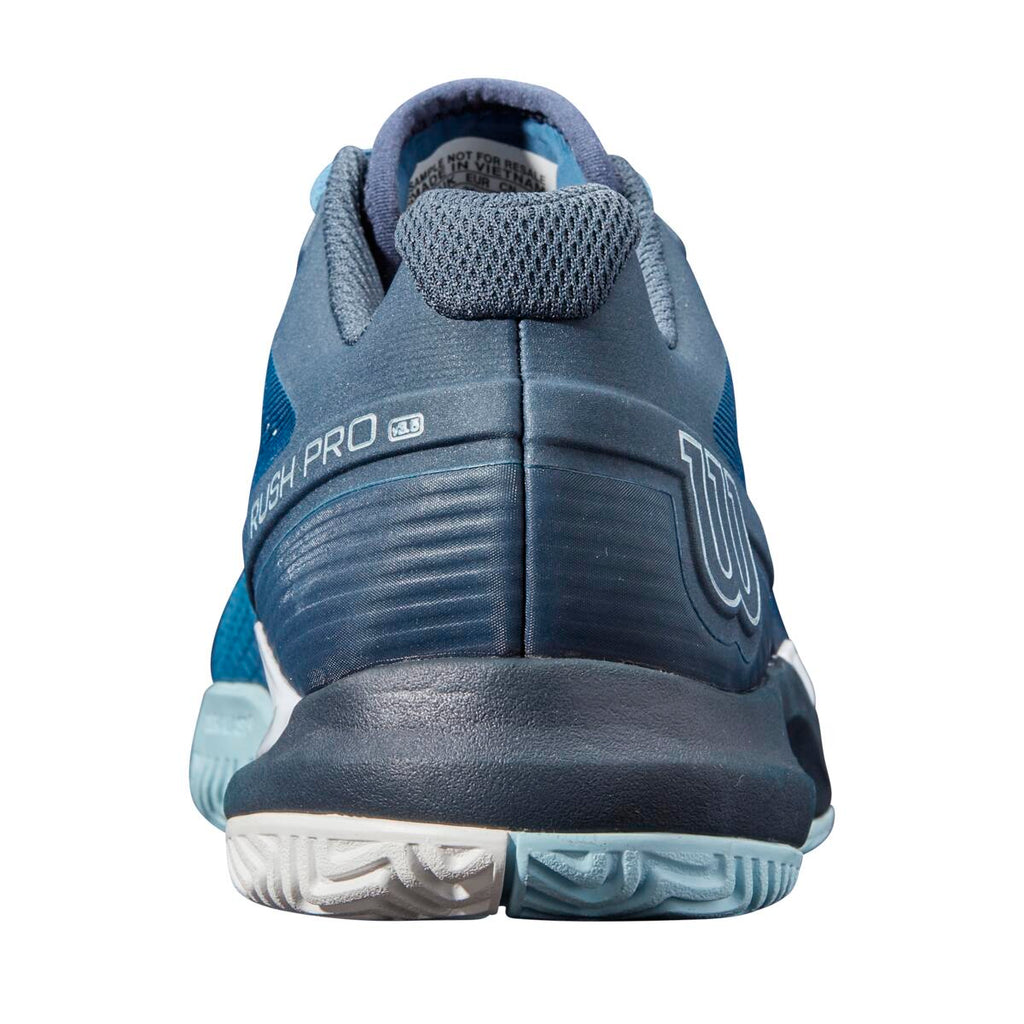Wilson Rush Pro 3.5 Women's Tennis Shoe (Blue/White) - RacquetGuys.ca