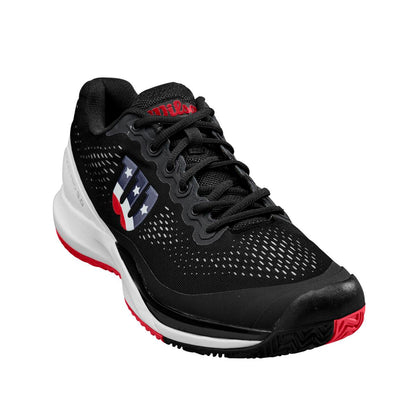 Wilson Rush Pro 2.5 Men's Pickleball Shoe (Black/White/Red) - RacquetGuys.ca