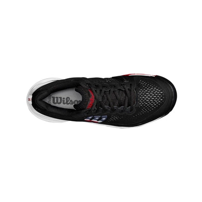 Wilson Rush Pro 2.5 Men's Pickleball Shoe (Black/White/Red) - RacquetGuys.ca