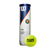Wilson Roland Garros All Court Tennis Balls (4 Ball Can) - RacquetGuys.ca