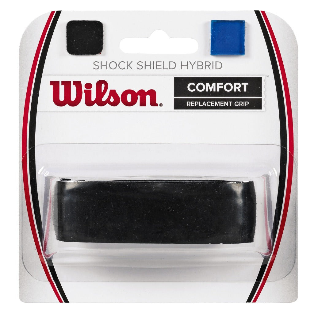 Wilson Shock Shield Hybrid Replacement Grip (Black) - RacquetGuys.ca