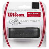 Wilson Cushion-Aire Perforated Replacement Grip (Black) - RacquetGuys.ca