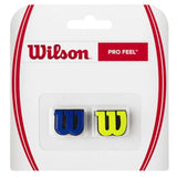 Wilson Pro Feel Vibration Dampener (Blue/Yellow) - RacquetGuys.ca
