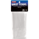 Tourna Wrist Towel 6" Extra Wide Wristband (White) - RacquetGuys.ca