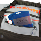 Wilson Clash Duffel Large Racquet Bag (Grey/Black/Infrared) - RacquetGuys.ca